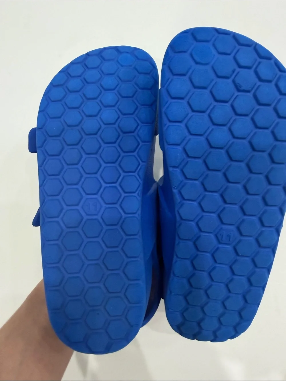 Cat & Jack Toddler Blue Double Buckle Sandals Size 11 Waterproof